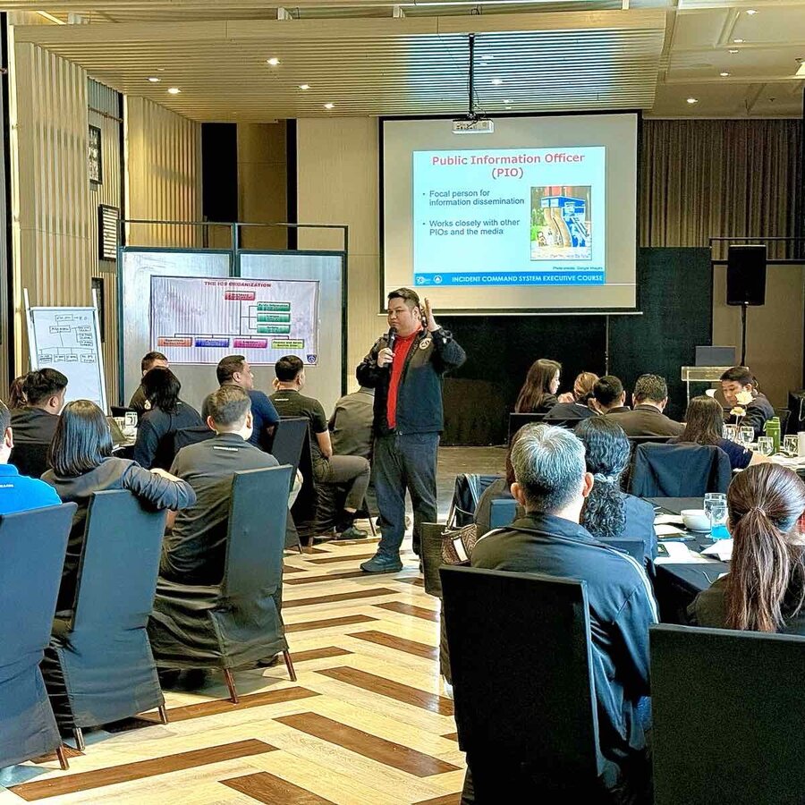 Introduction to Incident Command System training session